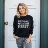 Simply Sage Market Women's Graphic Sweatshirt My Students Stole My Heart - 2 of 4