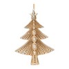 Melrose Glittered Pine Snowflake Ornament (Set of 12) - 3 of 4