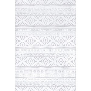 Nuloom Calia Pet Friendly Machine Washable Aztec Bands Area Rug - 1 of 4