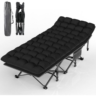 Sportneer Camping Cot, Folding Camping Cot Bed for Adults Sleeping 1200D Double Layer Oxford Portable Folding Outdoor