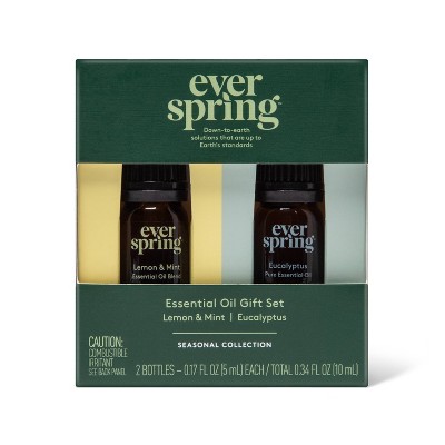 Winter Cheer Collection Essential Oils Gift Set - 2pk - Everspring™