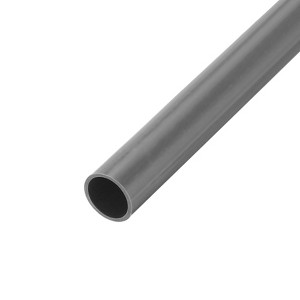 Unique Bargains High Impact Water Plumb Cable Sleeve PVC Rigid Round Pipes 20" Length - 1 of 4