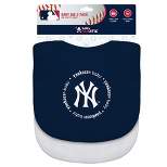 Baby Fanatic Officially Licensed Unisex Baby Bibs 2 Pack - MLB New York Yankees