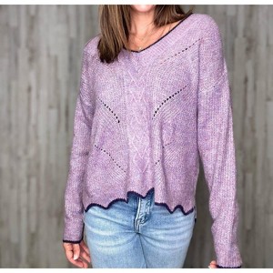 Women's Oakley Sweater Pullover - Hem & Thread - 1 of 4