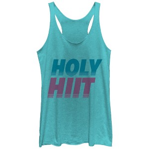 Women's CHIN UP Holy HIIT Racerback Tank Top - 1 of 3