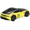 Nissan Z "LB-Nation Works" #23 Ikazuchi Yellow with Black Hood and Top Limited Edition 1/64 Diecast Model Car by Mini GT - 4 of 4