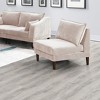 TiramisuBest Beautiful Blush Pink One Arm Chair Morgan Fabric 1pc Chair Pillow Soft Cushion Wood Legs Living Room Furniture - 3 of 4