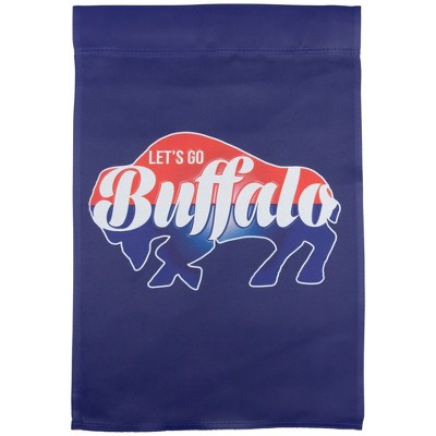 Northlight Let's Go Buffalo Outdoor Garden Flag 18" x 12.5"