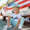 The Juniper Shop Truck With Flag Toddler Short Sleeve Tee - 2 of 2