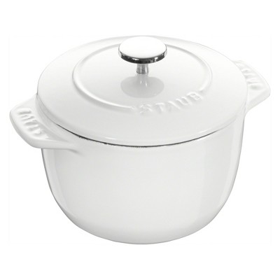 Cast iron 1.5-qt Petite French Oven - Matte White 1.5-qt 铸铁锅饭釜286.00 超值好货