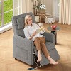 Coucheta Massage Rocker Recliner Chair with Heat and Vibration Ergonomic Rocking Lounge Chair for Living Room Comfy Overstuffed Recliner - 4 of 4