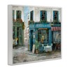 Stupell Industries Traditional Village Plaza Architecture Restaurant Patio Scene Framed Giclee Art, White, 20" x 16" - 2 of 4