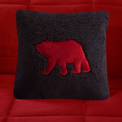 Twin Red/Black Reversible Down Alternative Microfiber Comforter Set