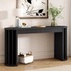 Bella Depot Farmhouse 59" Entryway Table, Curved Sofa Table for Entrance, Hallway, Living Room - 2 of 4