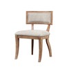 Set of 2 Marie Dining Chair Beige/Light Natural - 3 of 4