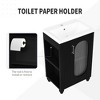 Mshliw 20 Inch Freestanding Bathroom Vanity with Sink, 2-Tier Side Shelf, Toilet Paper Holder, Adjustable Cabinet Shelf - 4 of 4