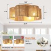 21" Farmhouse Gold Bladeless Smart Ceiling Fan with Light and Remote - 4 of 4