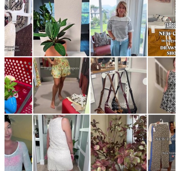 Collage of people showing off their #TargetStyle