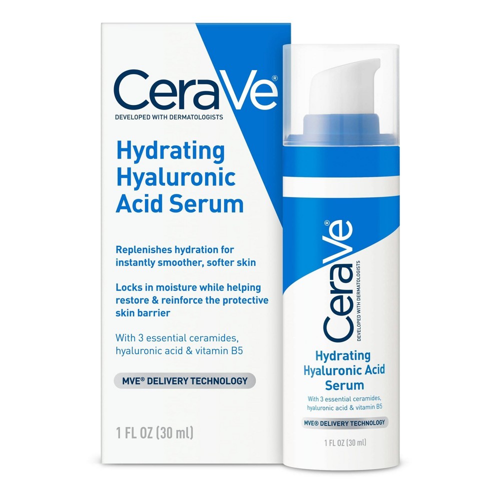 CeraVe Hydrating Hyaluronic Acid Face Serum  1 fl oz