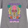 Girls' - LOL Surprise! - Groovy Beach Babe Graphic Short Sleeve Fleece Dress - 2 of 4