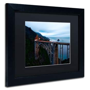 Trademark Fine Art -David Ayash 'Big Sur - Bixby Bridge - California-II' Matted