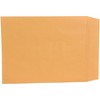 School Smart No Claps Envelopes with Ungummed Flap, 14 x 18 Inches, Kraft Brown, Pack of 25 - 2 of 4