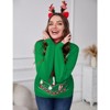 Plus Size Sweaters for Women Crew Neck Pullover Sweaters Long Sleeve Lightweight Holiday Casual Winter - 3 of 4