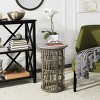 Fane Accent Table - Indoor/Outdoor - VNN1022 - Dark Grey - Safavieh - 2 of 4