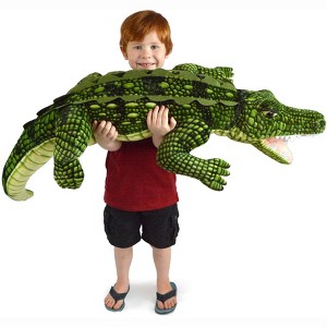 Kuwat The Saltwater Crocodile - 56 Inch Stuffed Animal Plush - By Viahart - 1 of 4