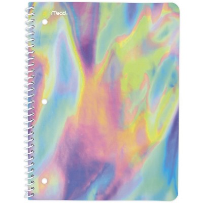 Composition Notebook Wide Ruled Oil Slick Rainbow - Mead