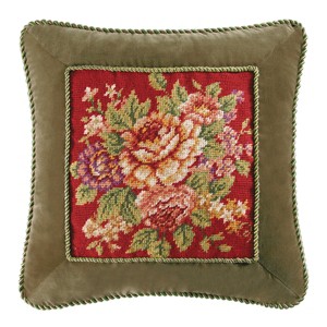 C&F Home Rossa Needlepoint Pillow - 1 of 4