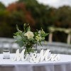 Mr & Mrs Sign, Large Mr and Mrs Sign for Wedding Table - Freestanding White Wooden Head Table Decor Wedding, Wedding Logo Decoracion - 2 of 4