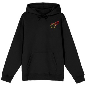 Hot Ones Carrot and Red Pepper Men's Black Double-Sided Hoodie - 1 of 4