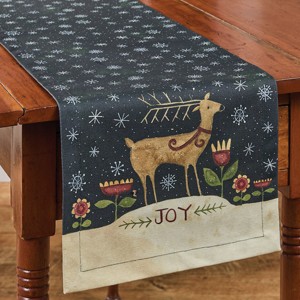 Park Designs Joyful Deer Table Runner 13" X 54" - 1 of 4