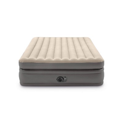 Intex Raised Comfort Pillowtop 20 Queen Air Mattress With Built In Pump :  Target