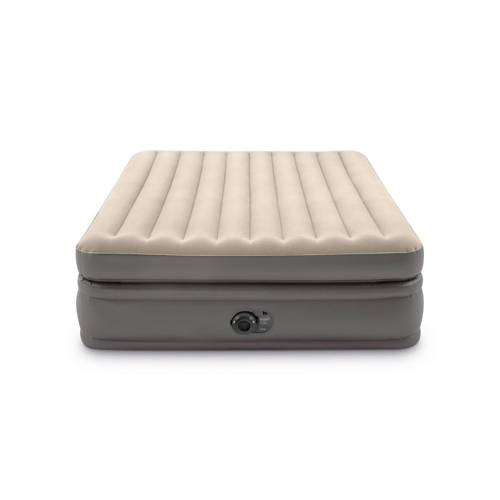 Photos - Outdoor Furniture Intex Raised Comfort Pillowtop 20" Queen Air Mattress with Built in Pump 