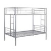 NicBex Twin Over Twin Bunk Bed,Metal Bunk Beds with Ladder,Bunk Bed Frame for Kids,Box Spring Not Required,Space-Saving and Noise-Free - 4 of 4
