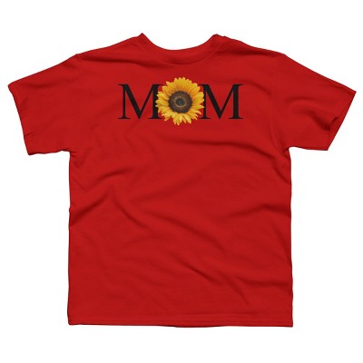 Boy's Design By Humans Mother's Day Sunflower Mom By FridayFusion T-Shirt