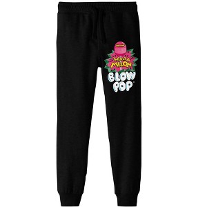 Blow Pop What A Melon Graphic Youth Black Jogger Pants - 1 of 3