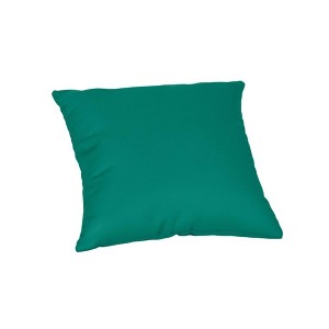 Casual Cushion Solid Sunbrella Fabric 1-Piece Indoor/Outdoor Square Throw Pillow - 1 of 4