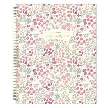 Ivory Paper Co 2024 Planner 11"x8.5" Weekly/Monthly Wirebound Tillie Pink