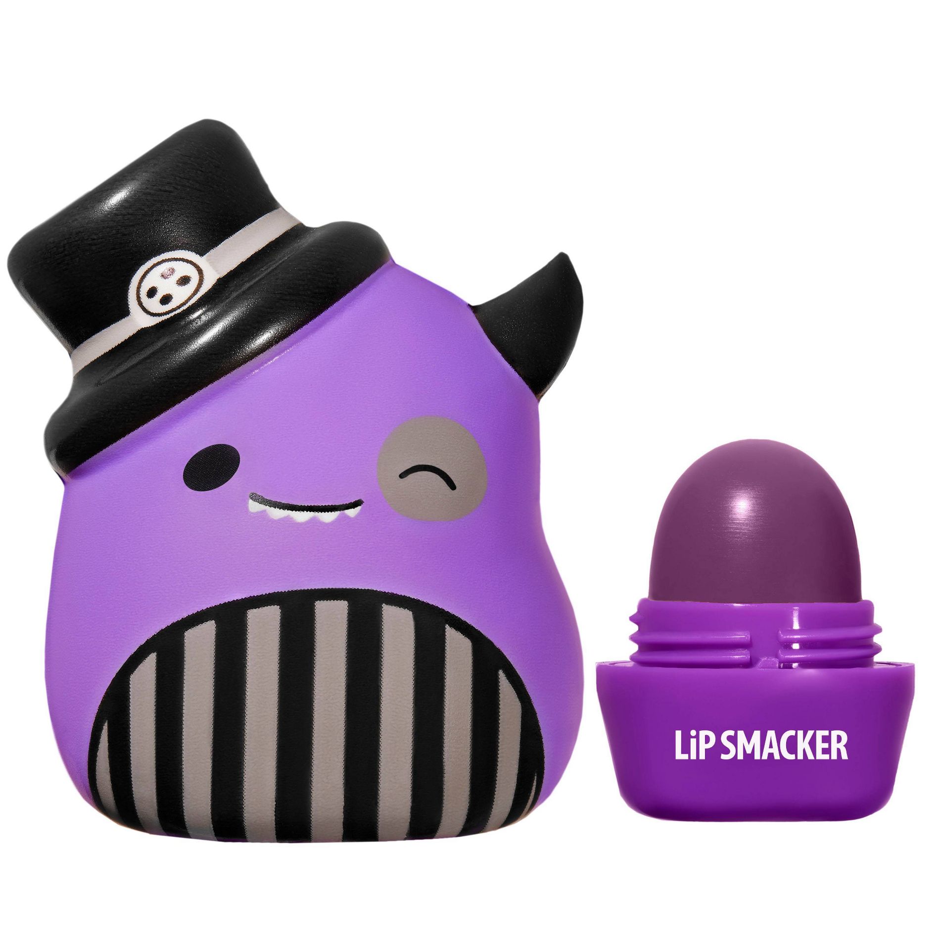 Lip Smacker Squishmallows Halloween Lip Balm & Sticker - Earworm - 0.32oz