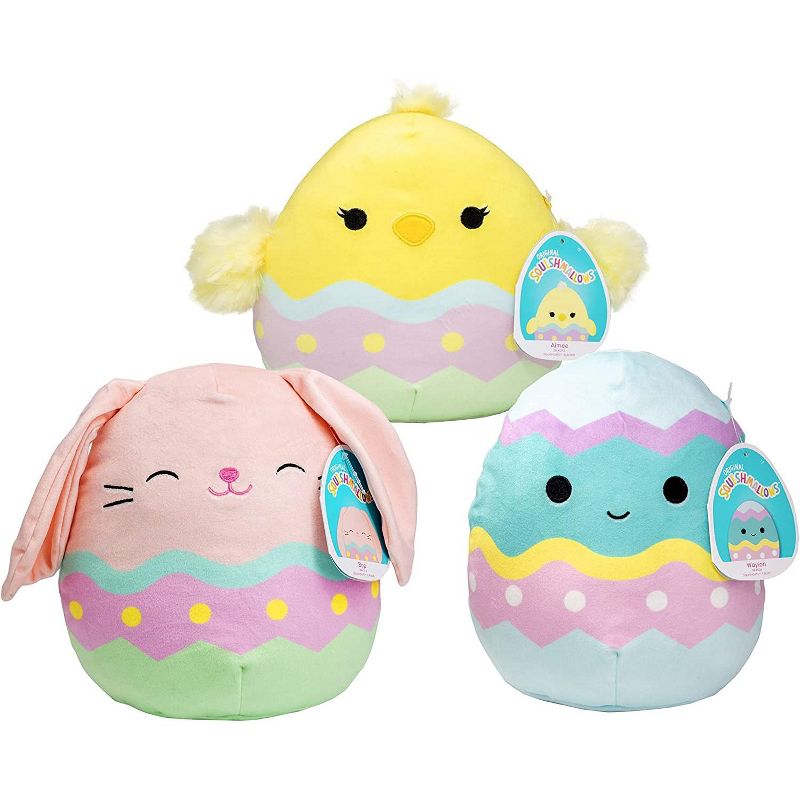 Squishmallow 8" Spring Plushes, Set of 3 - Bunny, Chick & Egg - Official Kellytoy - Soft & Squishy Stuffed Animal Toy - Great for Kids, 1 of 4