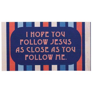 Dicksons I Hope You Follow Jesus Retro 5 x 3 Vinyl Refrigerator Magnet - 1 of 1