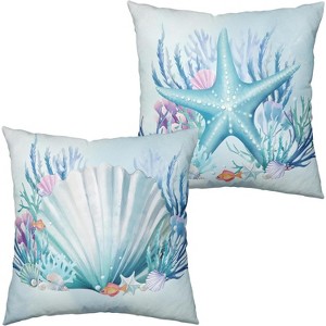 LISM Pillow Covers Cotton Linen Throw Pillow Case Set of 2 - 1 of 4