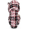 Allegra K Women's Platform Closed Toe Heels Plaid Mary Janes Chunky Pumps - 3 of 4