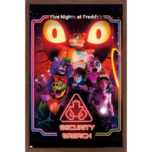 Trends International Five Nights at Freddy's: Security Breach - Key Art Framed Wall Poster Prints - 1 of 4