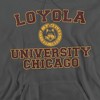 Loyola University Chicago Official Circle Logo Adult Pull-Over Hoodie, Black - 2 of 4