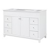 Christopher Knight Home Aune 46" Bathroom Vanity Base With Soft-Close 6 Drawers & Double Doors - 2 of 4