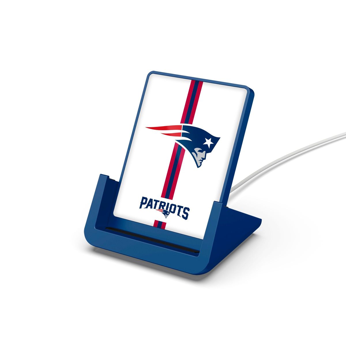 SOAR NFL Cell Phone Wireless Charging Stand- New England Patriots